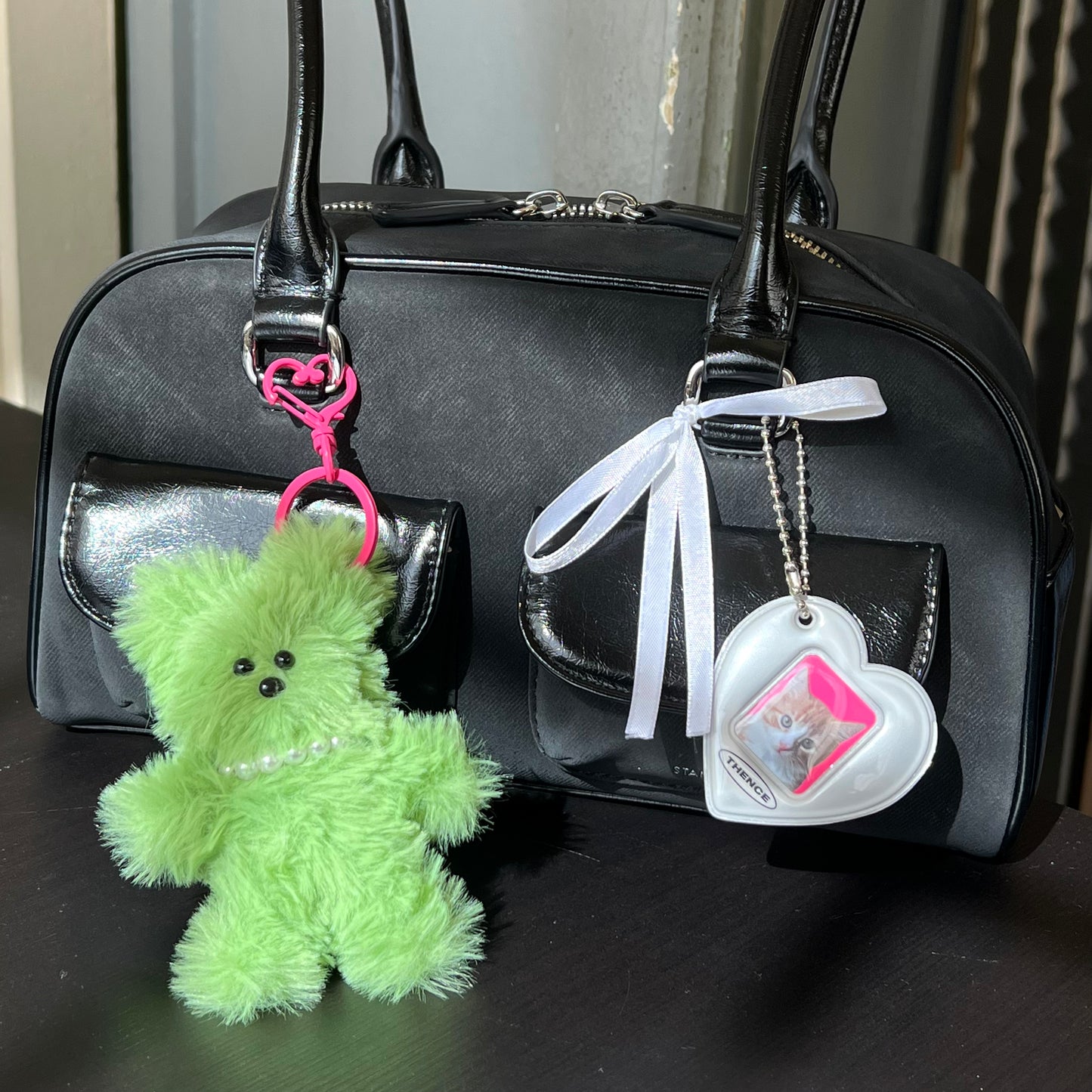Azure Midnight Friends Keychain