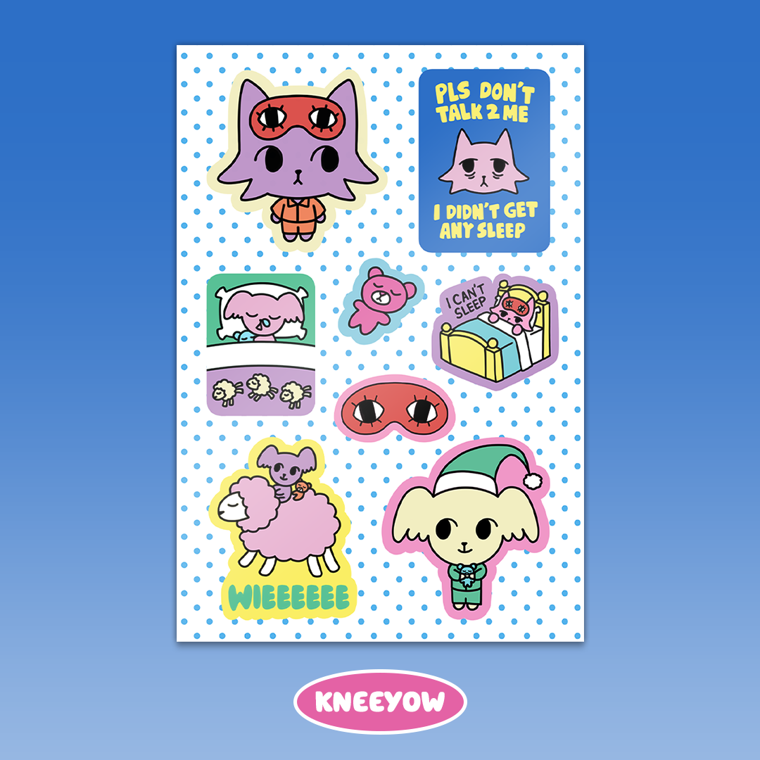 Good Night Sticker Sheet