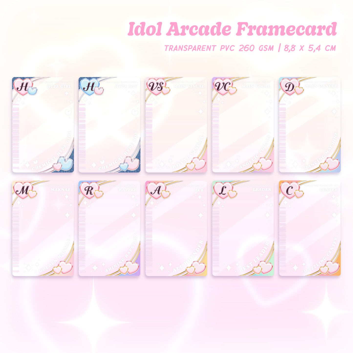 Idol Arcade Photocard Frame