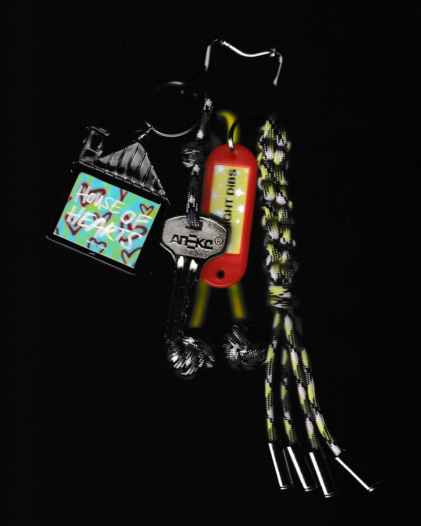 House of Hearts Keychain