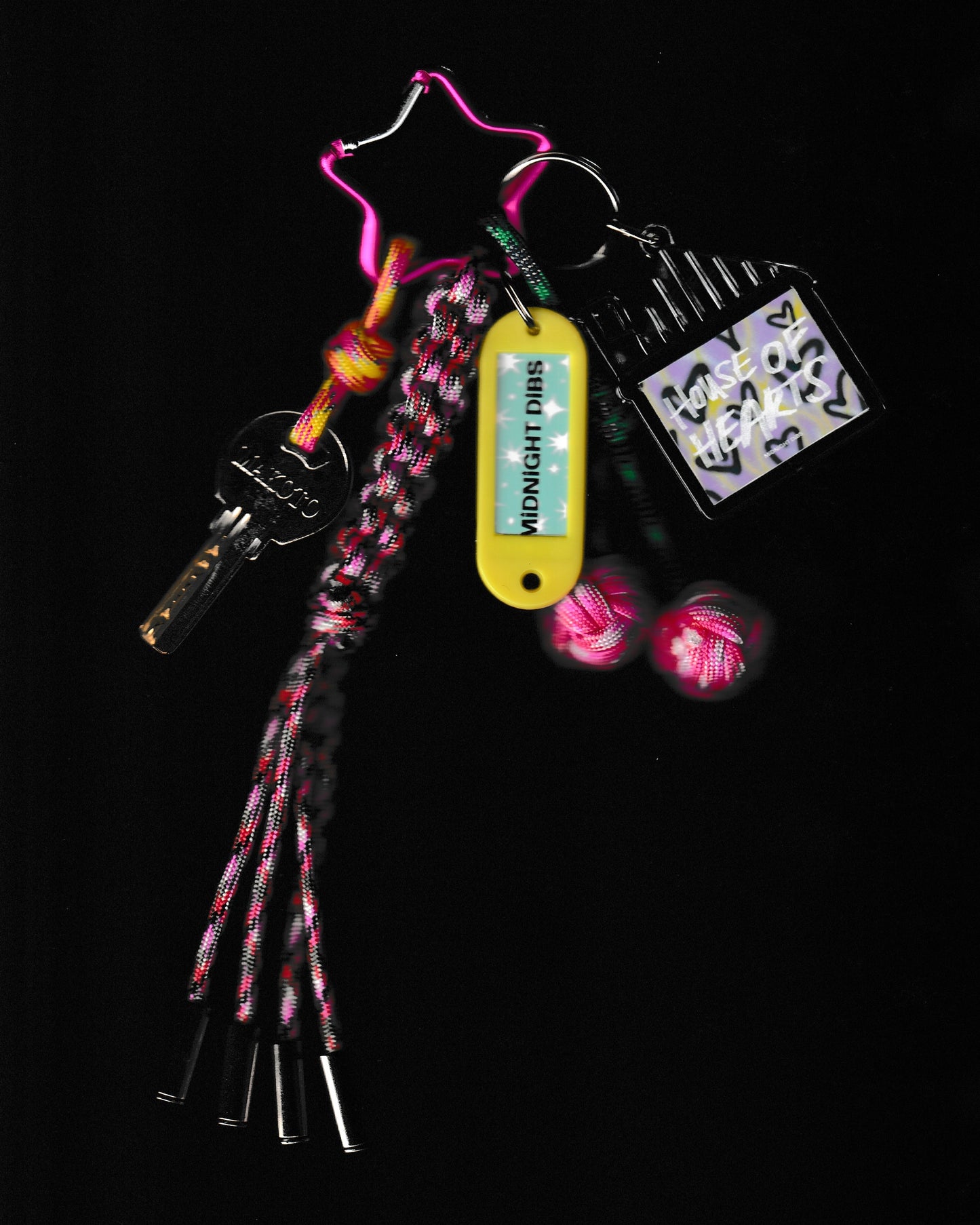 House of Hearts Keychain