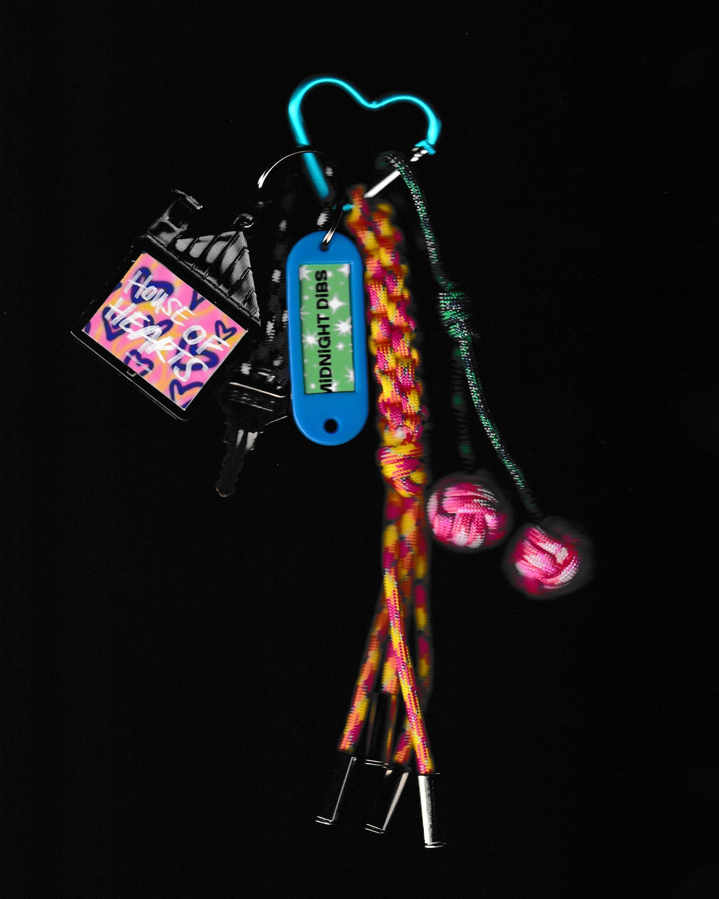 House of Hearts Keychain