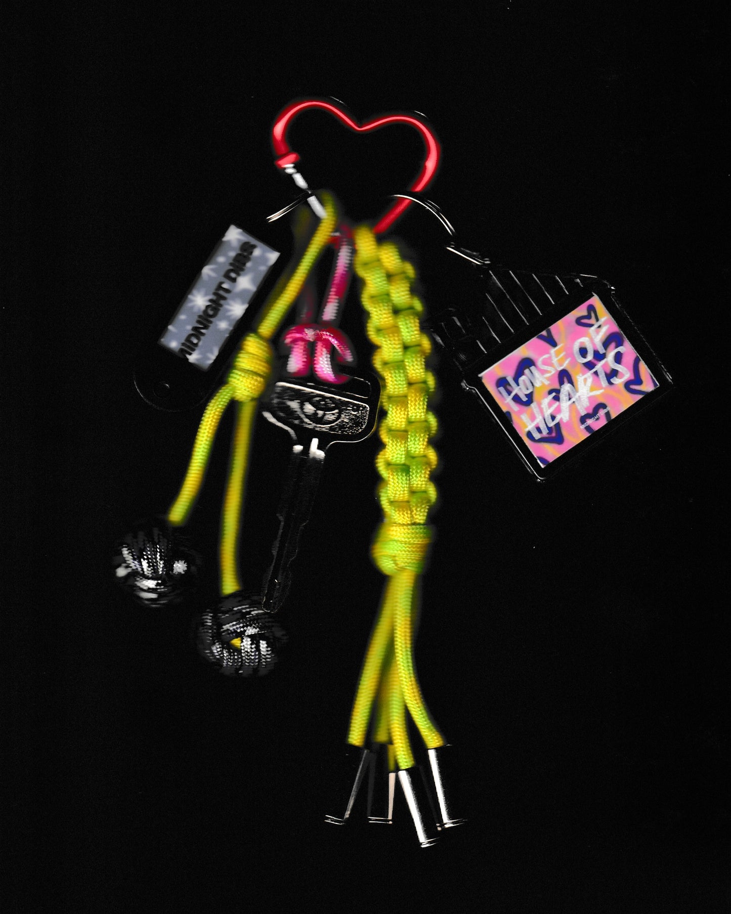 House of Hearts Keychain