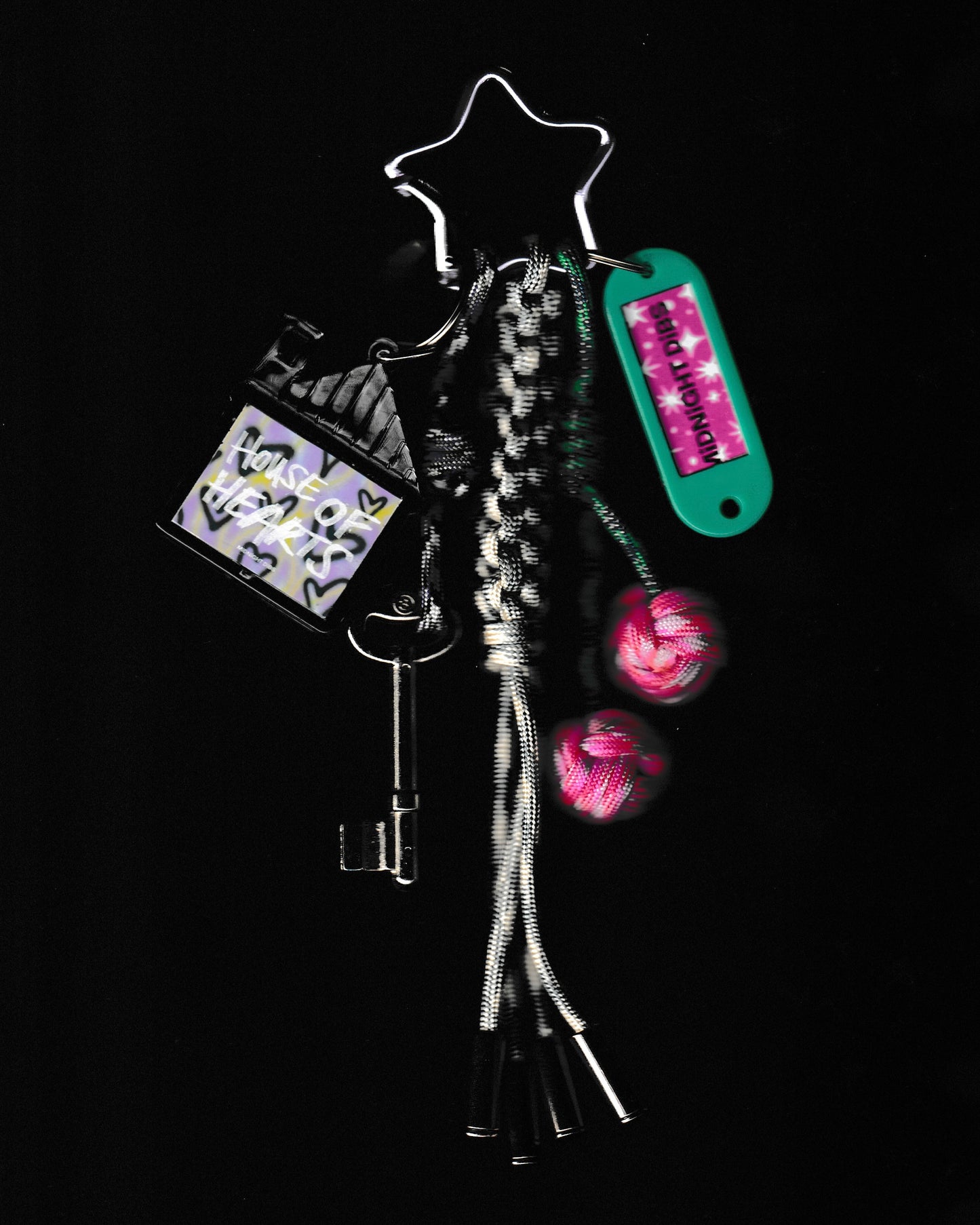 House of Hearts Keychain