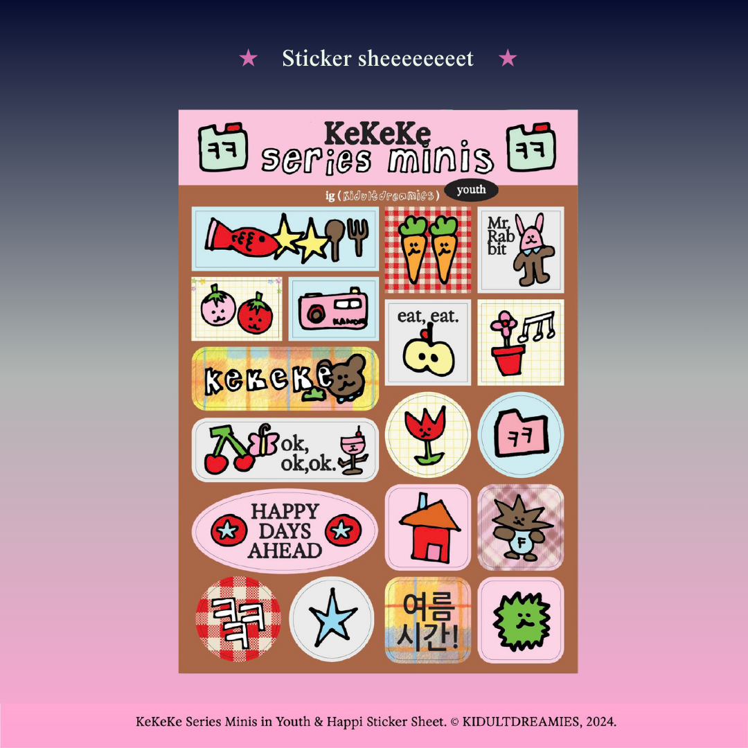KeKeKe Series Minis - Sticker Sheet