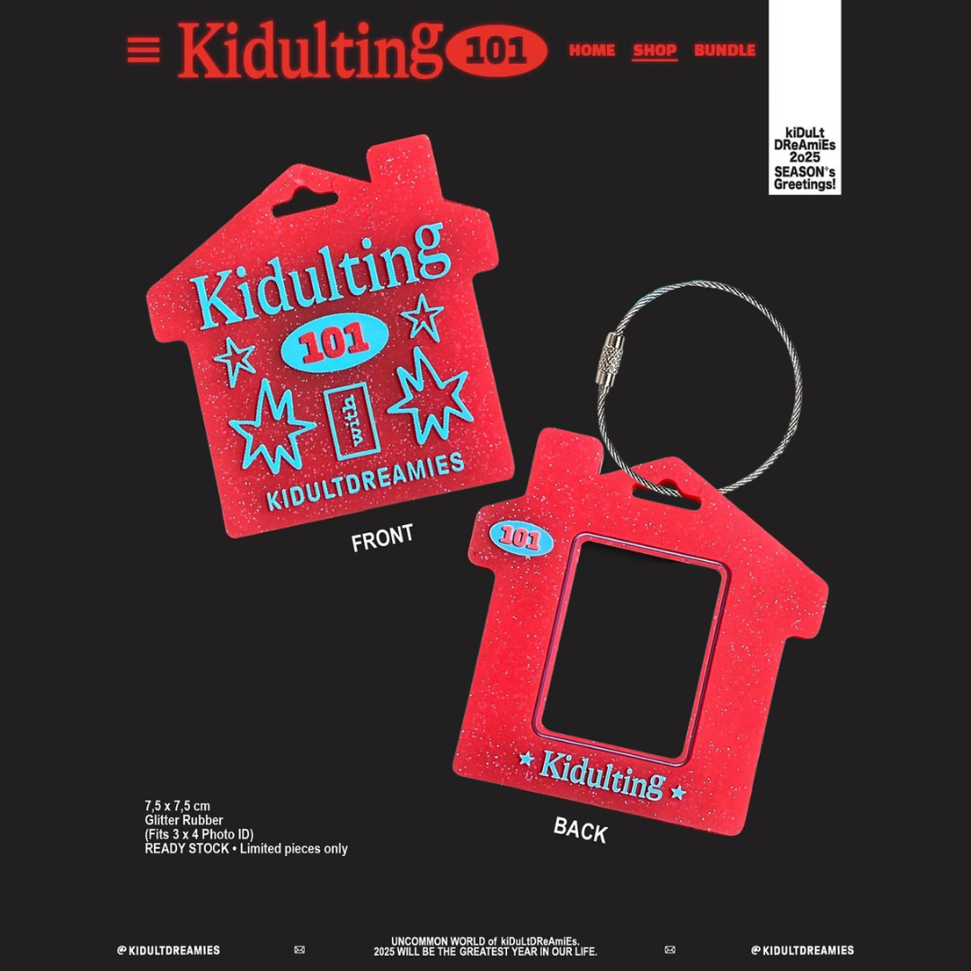 Kidulting 101 - Rubber Photo ID Holder