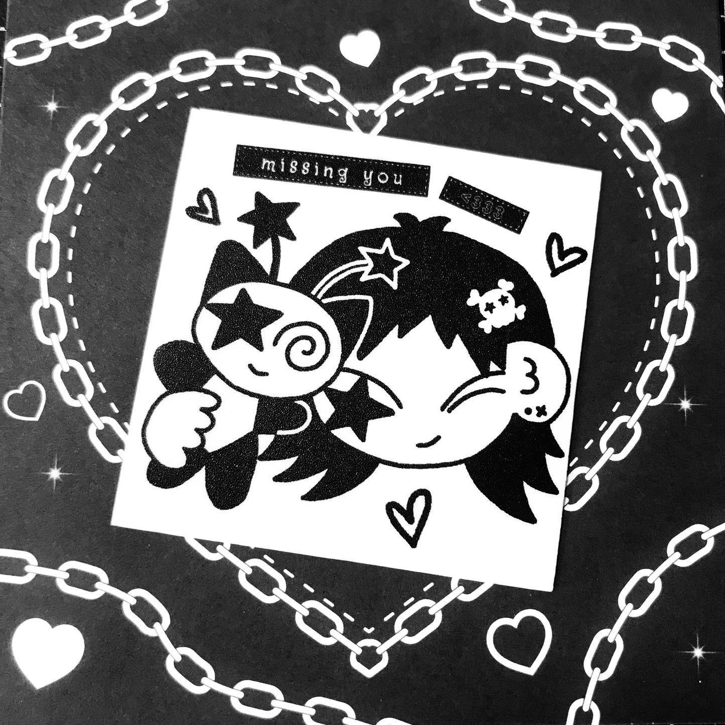 Missing U Sticker