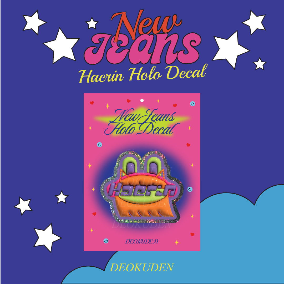 NewJeans Holographic Decal Sticker