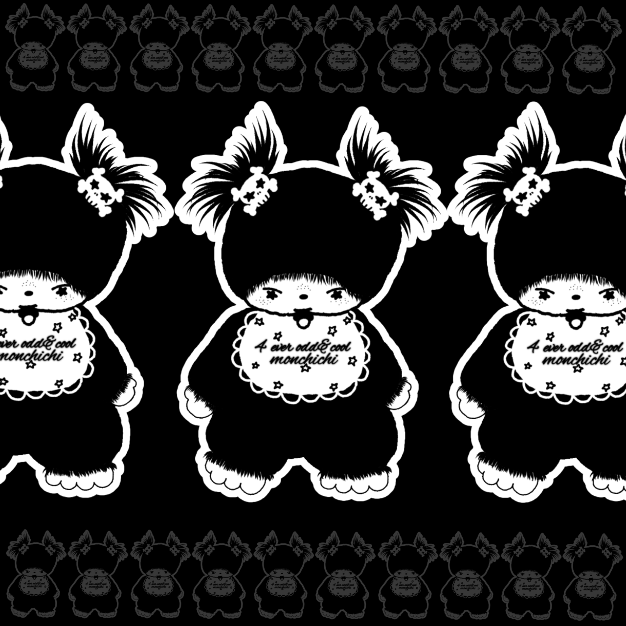 Odd Monchichi Sticker