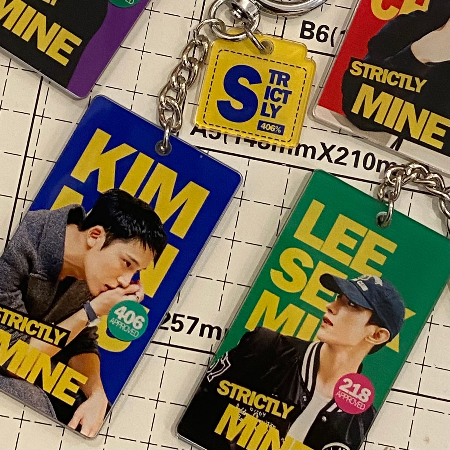 Strictly Mine Keychain - Seventeen
