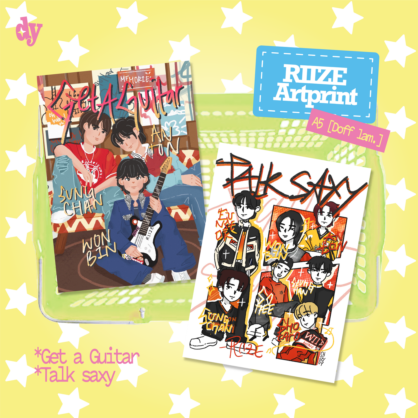 Riize A5 Art Print