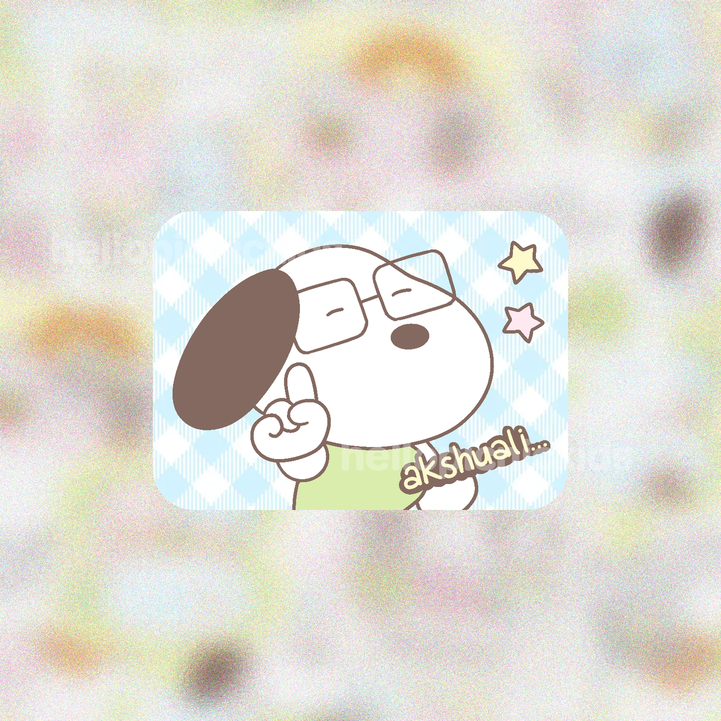 Akshuali Sticker