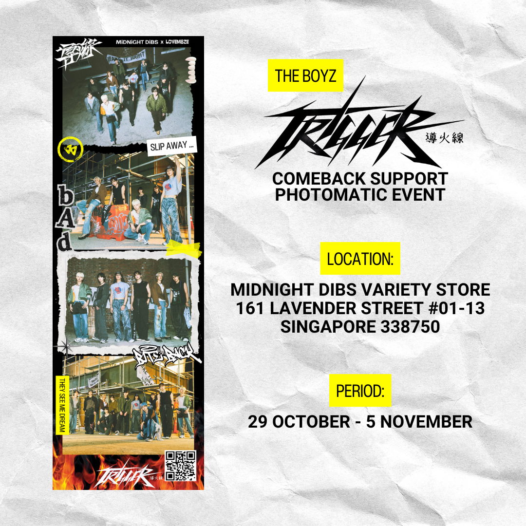 Photomatic Frame: Trigger - The Boyz Comeback Support Event – Midnight Dibs