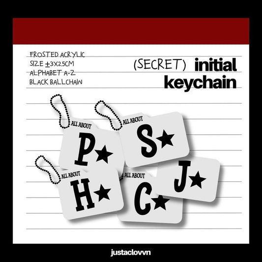 Secret Initial Keychain