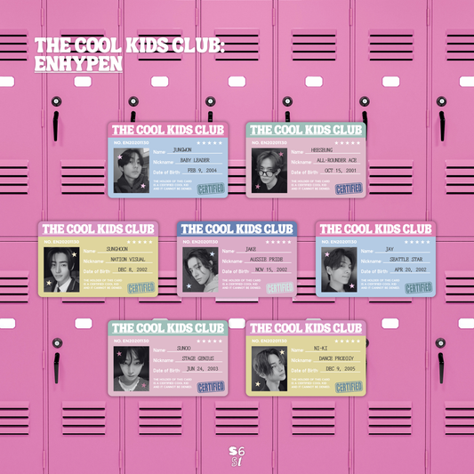 The Cool Kids Club Sticker - Enhypen