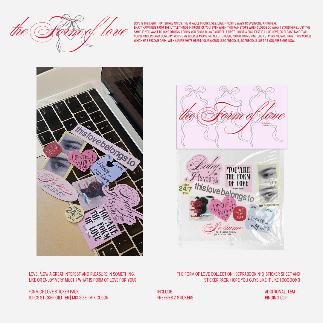 The Form of Love Sticker Pack