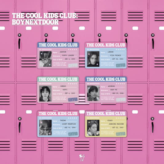 The Cool Kids Club Stickers - BoyNextDoor