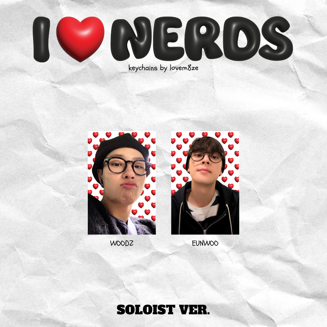 I Love Nerds Keychain - Soloist