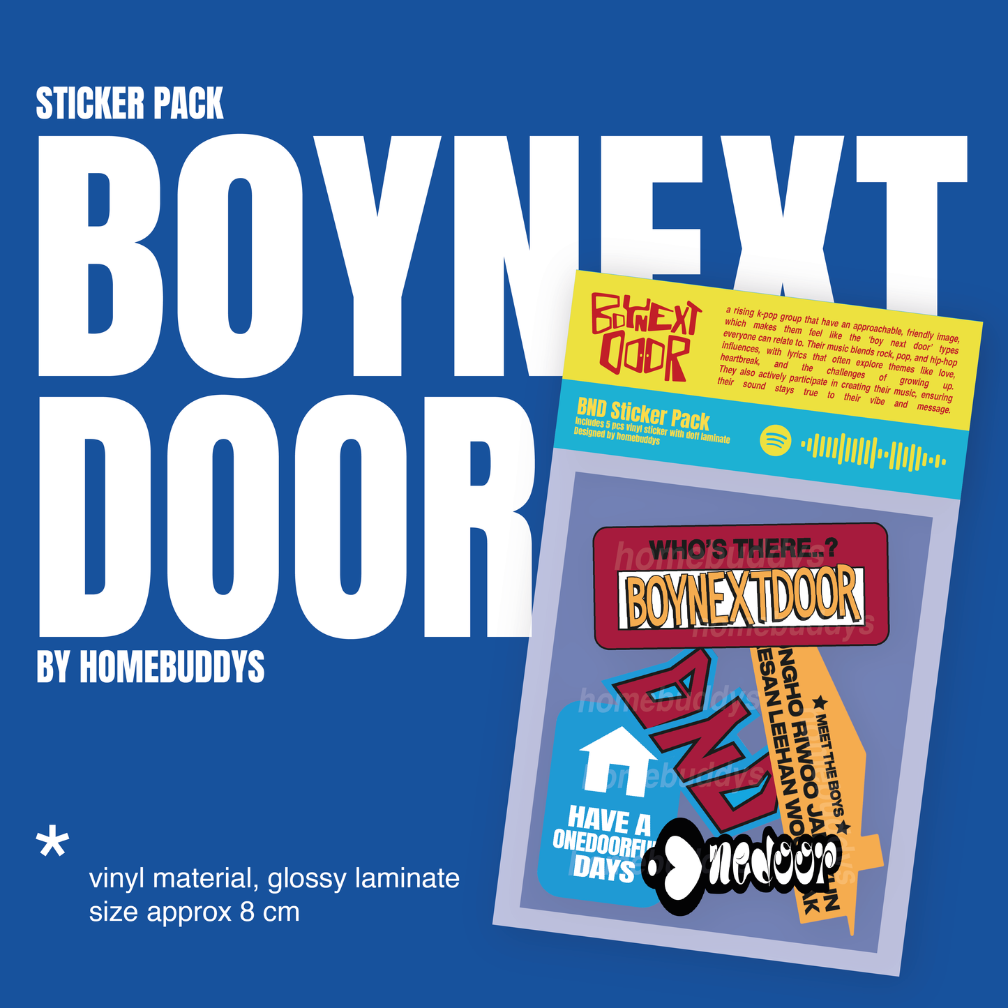 BoyNextDoor Sticker Pack