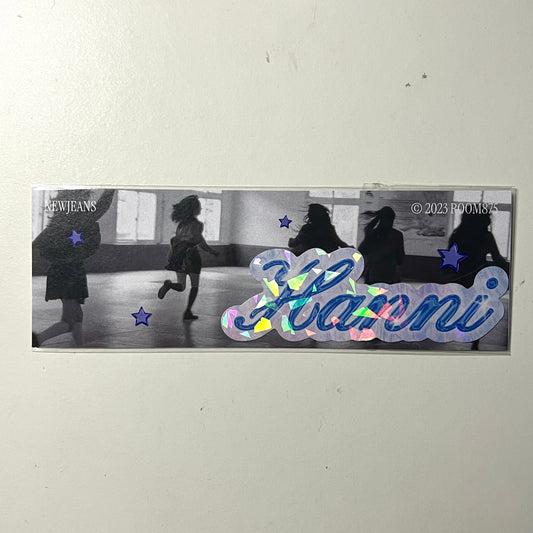 room 875 hanni (newjeans) hologram sticker
