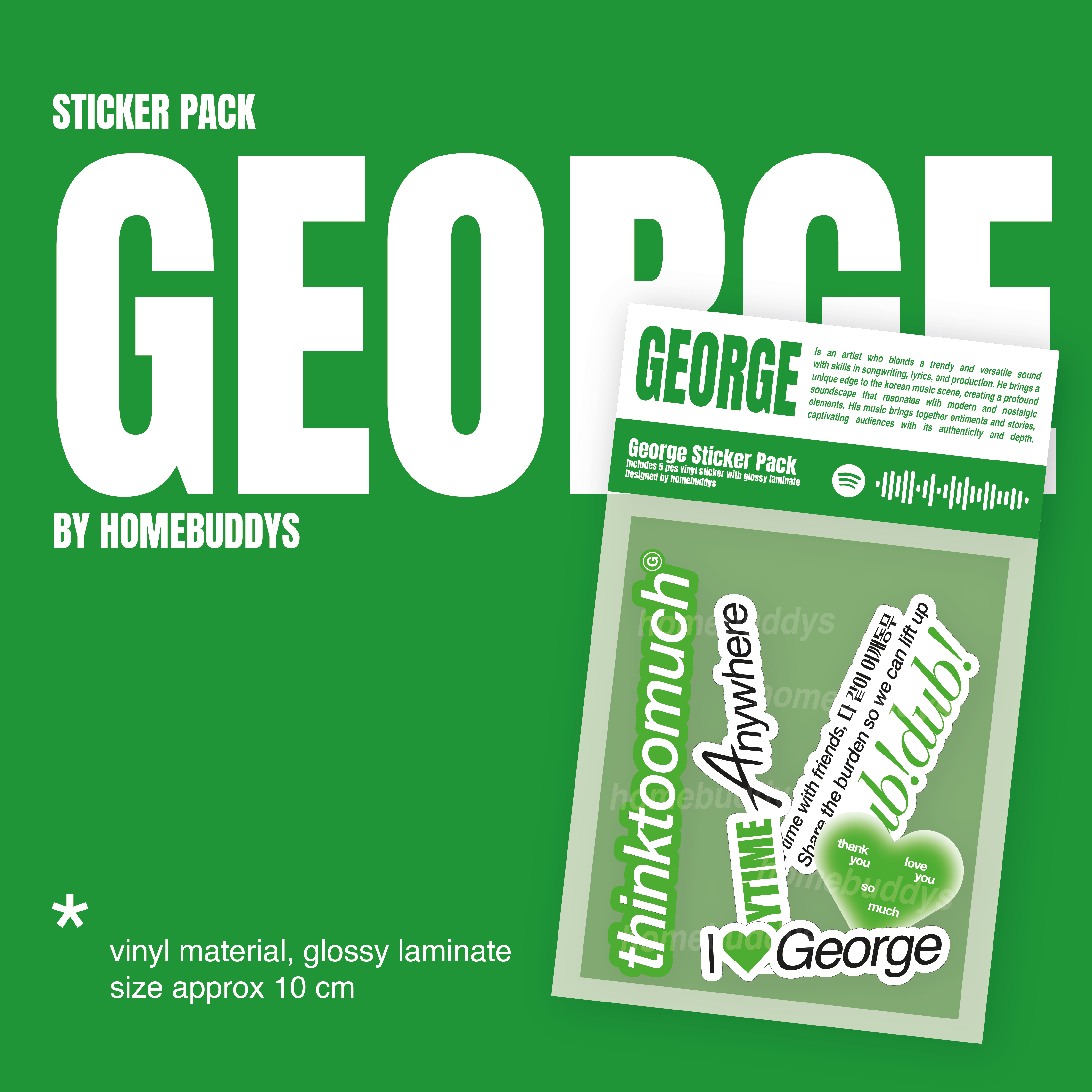 George Sticker Pack – Midnight Dibs