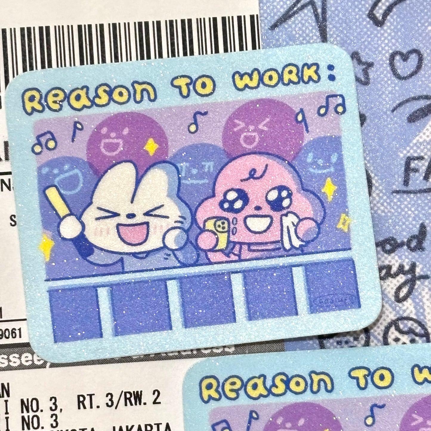 Reason To Work: Concert Sticker