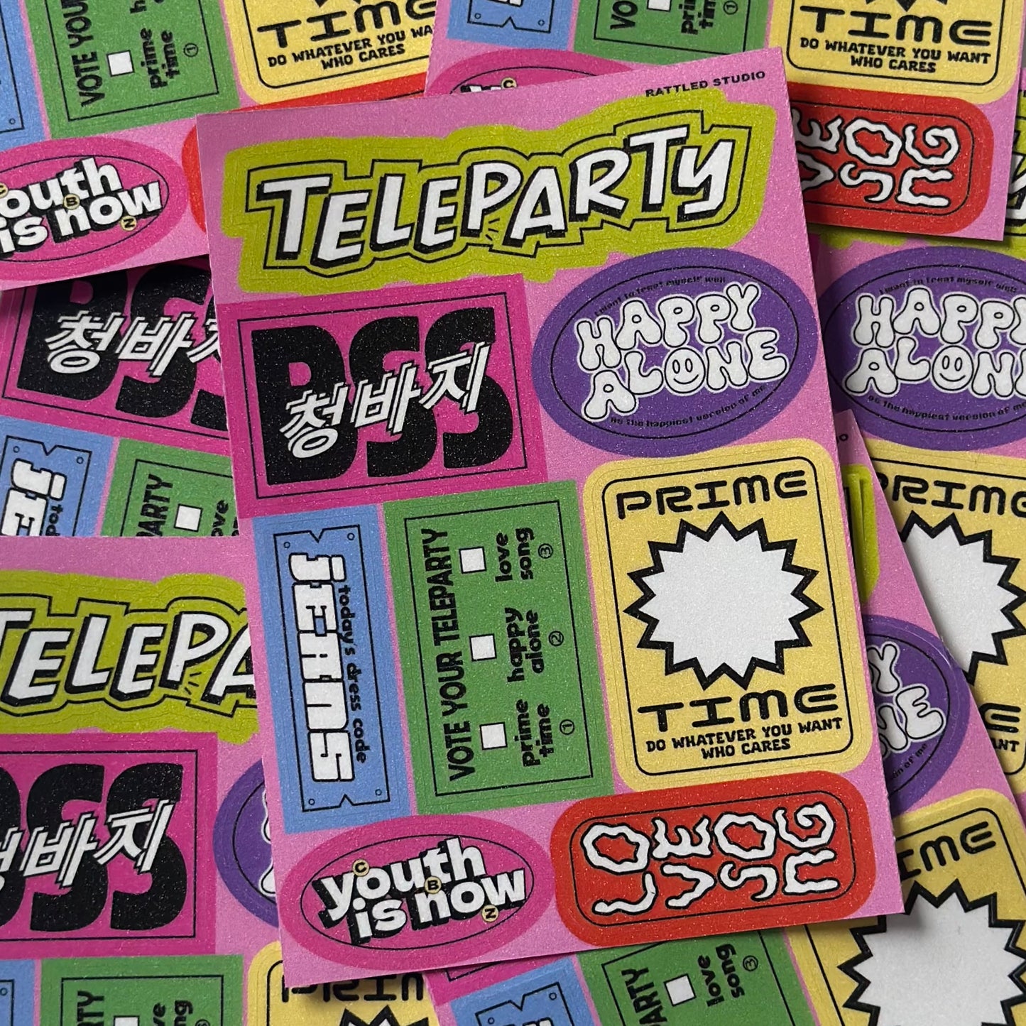 Teleparty Sticker Sheet