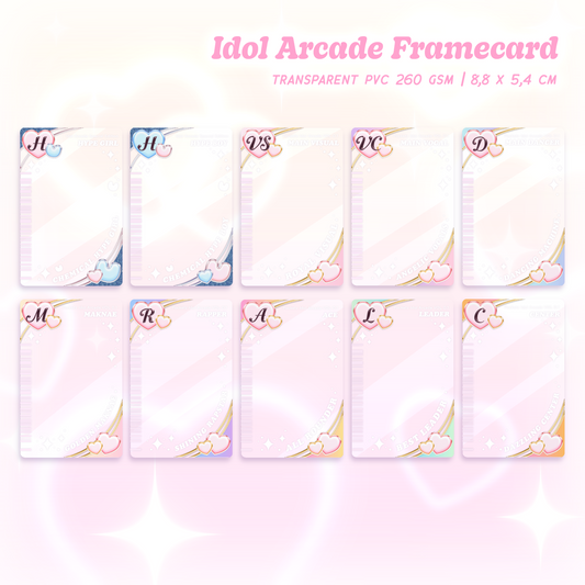 Idol Arcade Photocard Frame