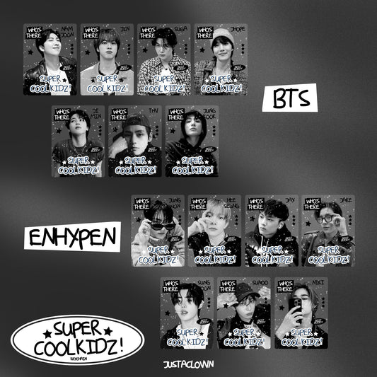 Super Cool Kidz Keychain - BTS & Enhypen