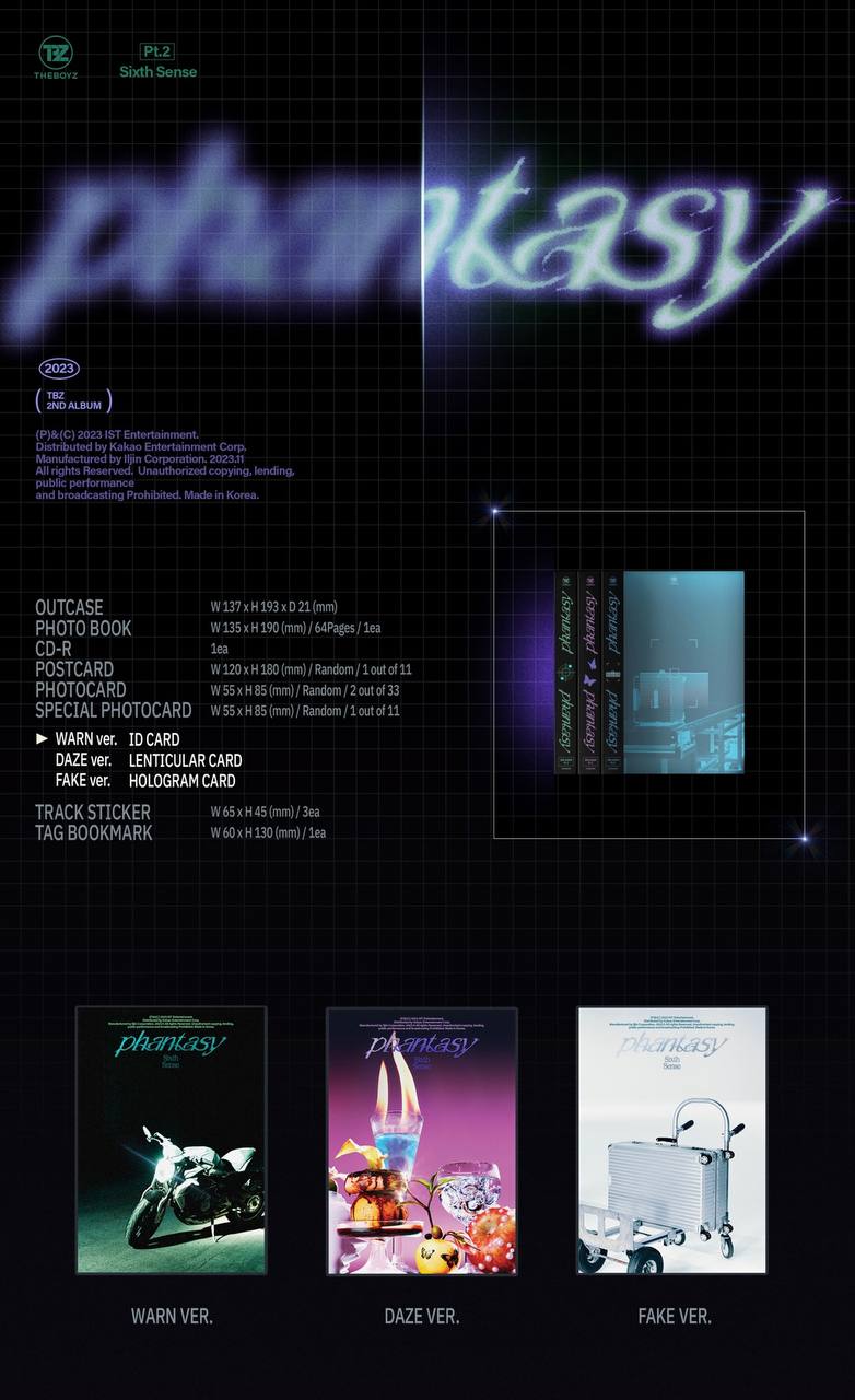 The Boyz Phantasy Part 2: Sixth Sense Regular Album