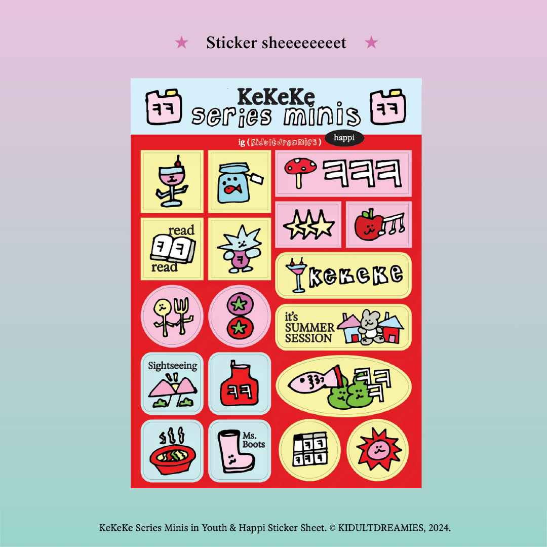 KeKeKe Series Minis - Sticker Sheet