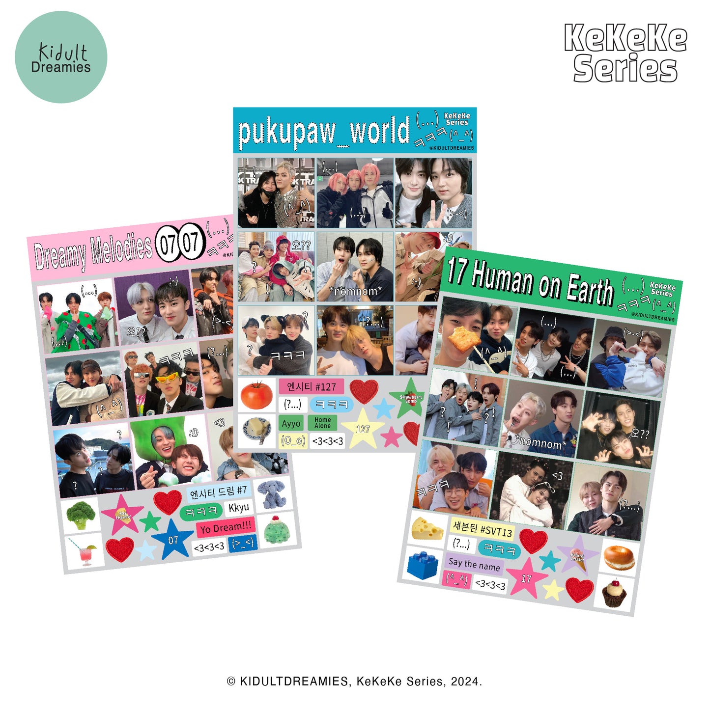 KeKeKe Series - Sticker Sheet
