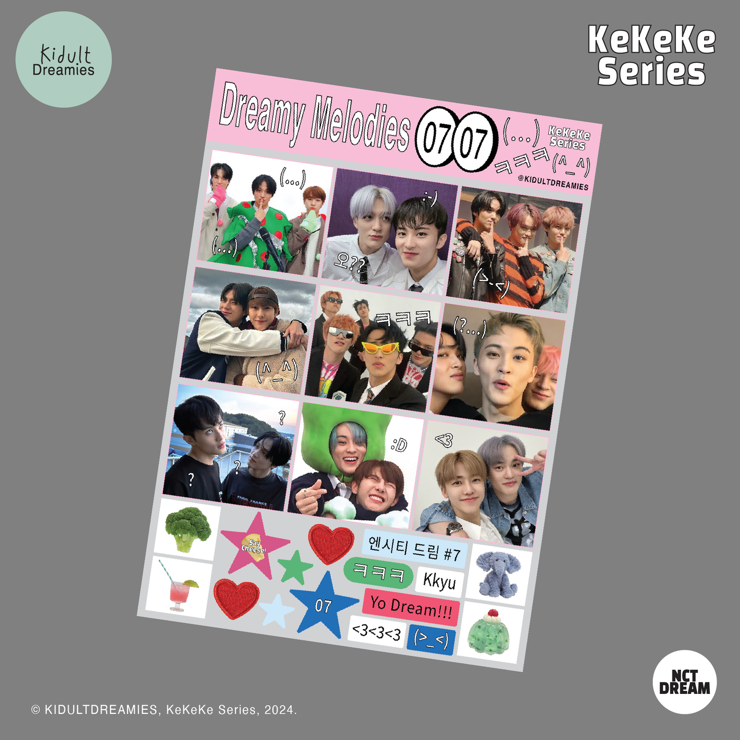 KeKeKe Series - Sticker Sheet