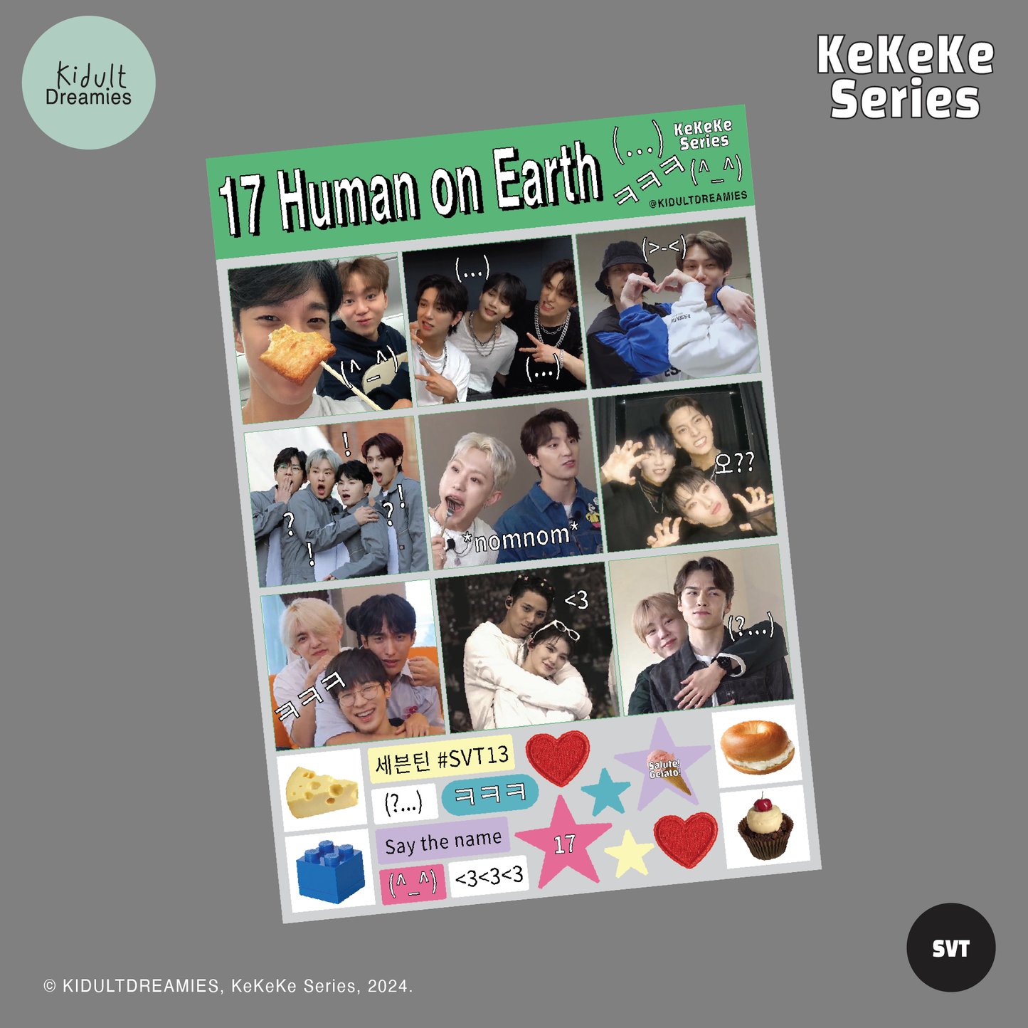KeKeKe Series - Sticker Sheet