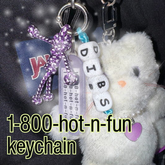 1-800-Hot-N-Fun Keychain