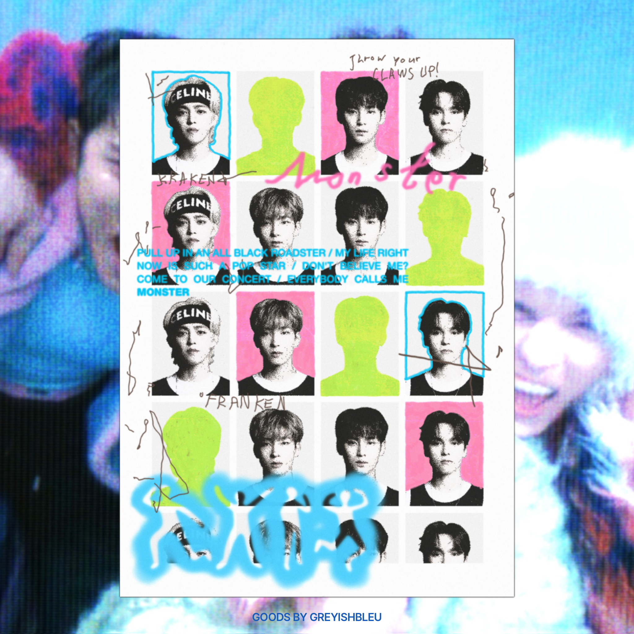 Monster (SVT Hiphop Unit) Print – Midnight Dibs