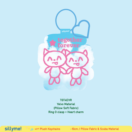 Together Forever Plush Keychain