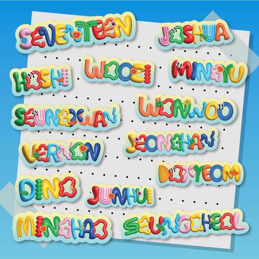 Pop Out Sticker - Seventeen