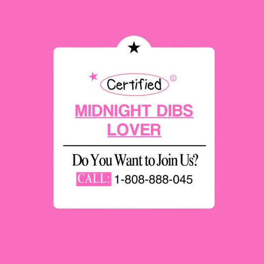 Certified Midnight Dibs Lover Keychain