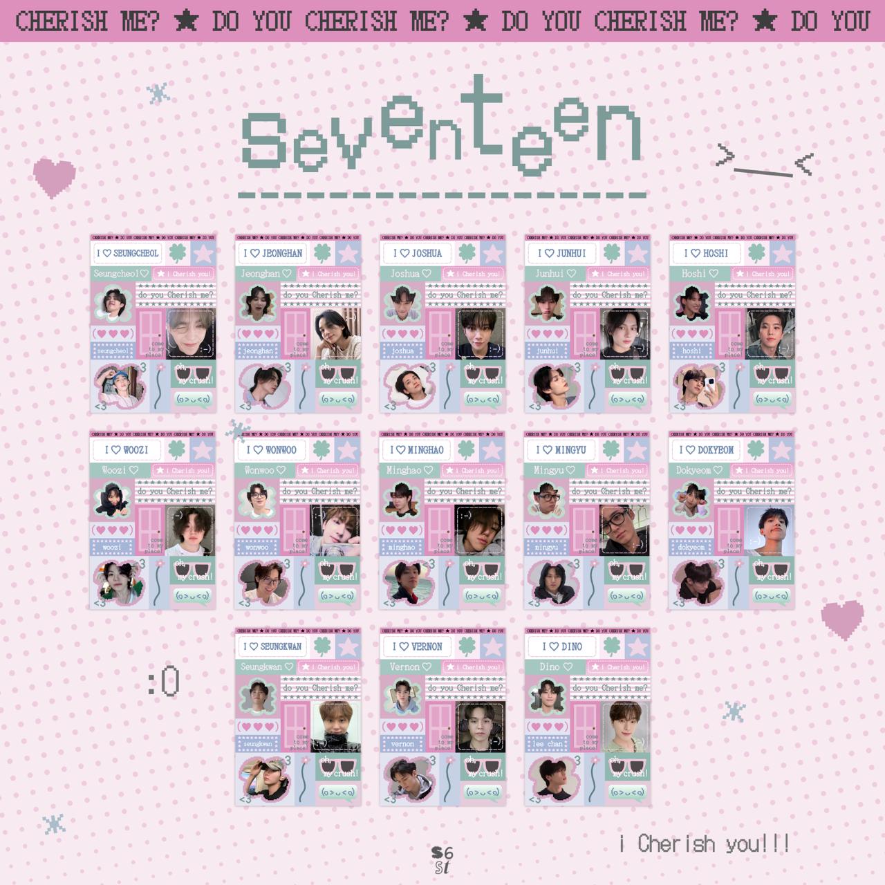 Do You Cherish Me? Sticker - Seventeen