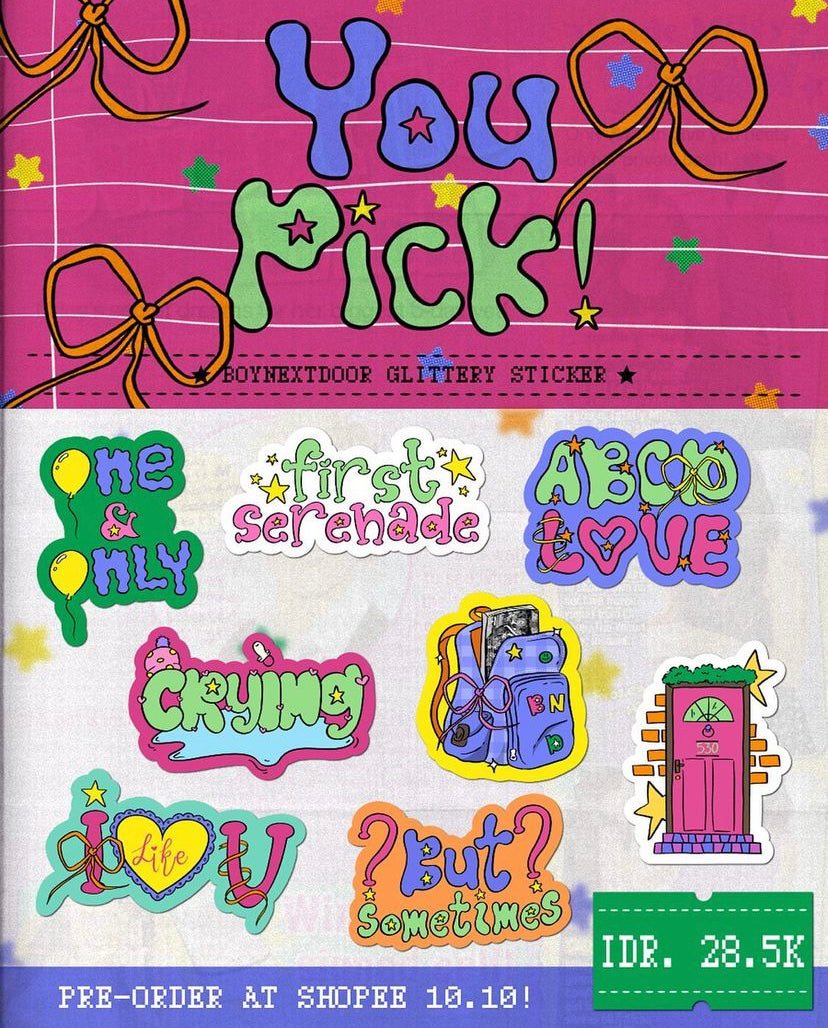 You, Pick! Sticker Pack - BoyNextDoor