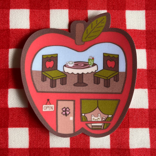 Apple Cafe Sticker