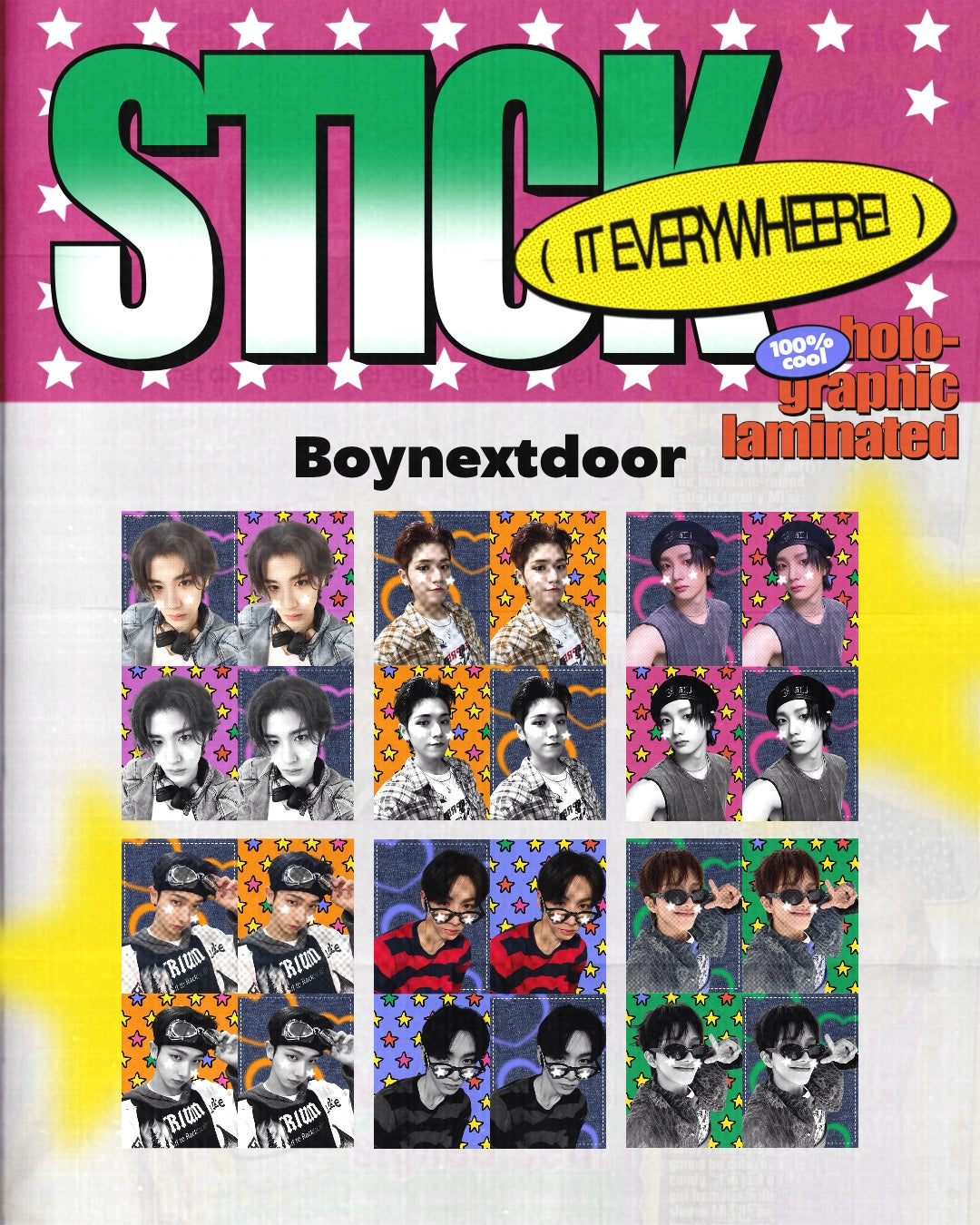 Stick It! Everywhere ID Photo - BoyNextDoor