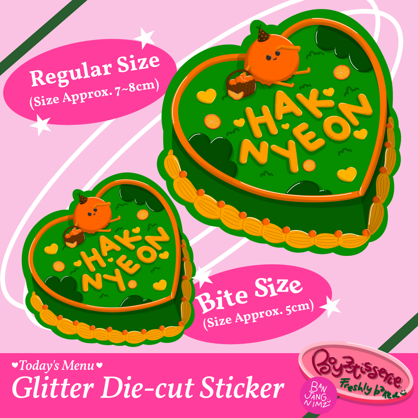 Boyztisserie Glitter Sticker