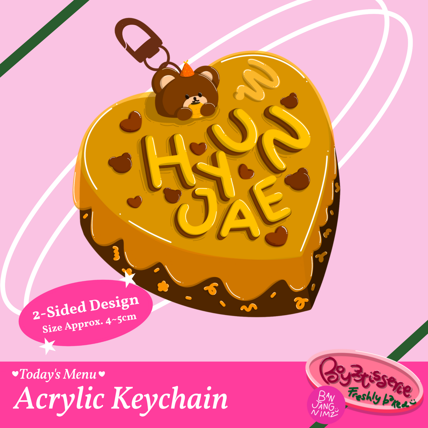 Boyztisserie Acrylic Keychain