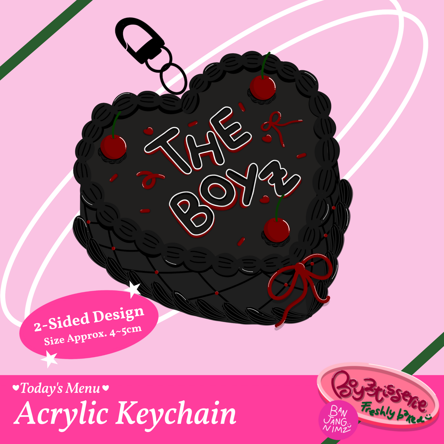 Boyztisserie Acrylic Keychain