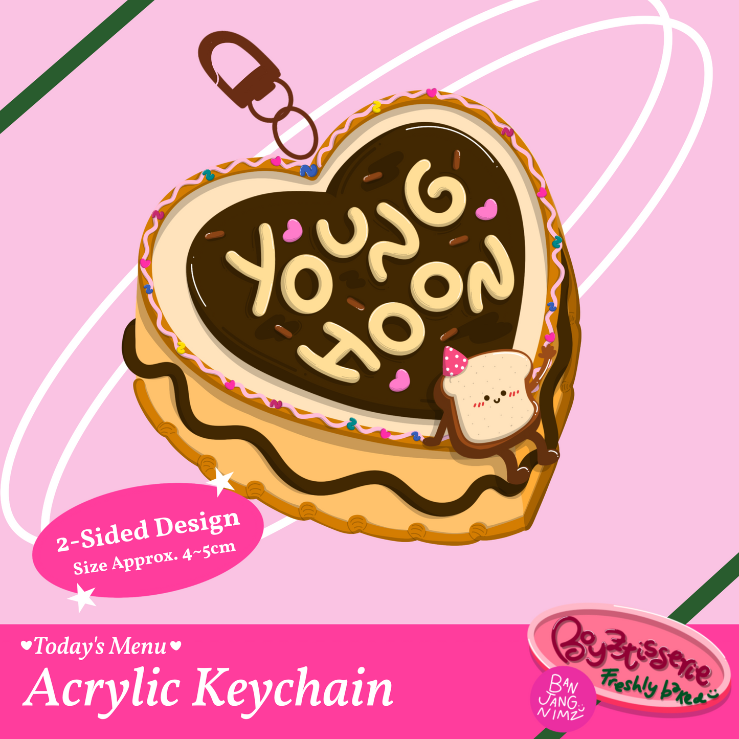 Boyztisserie Acrylic Keychain