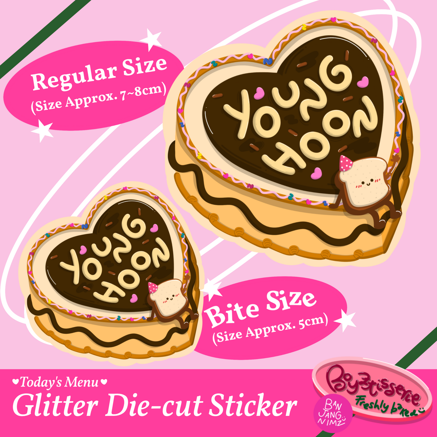 Boyztisserie Glitter Sticker