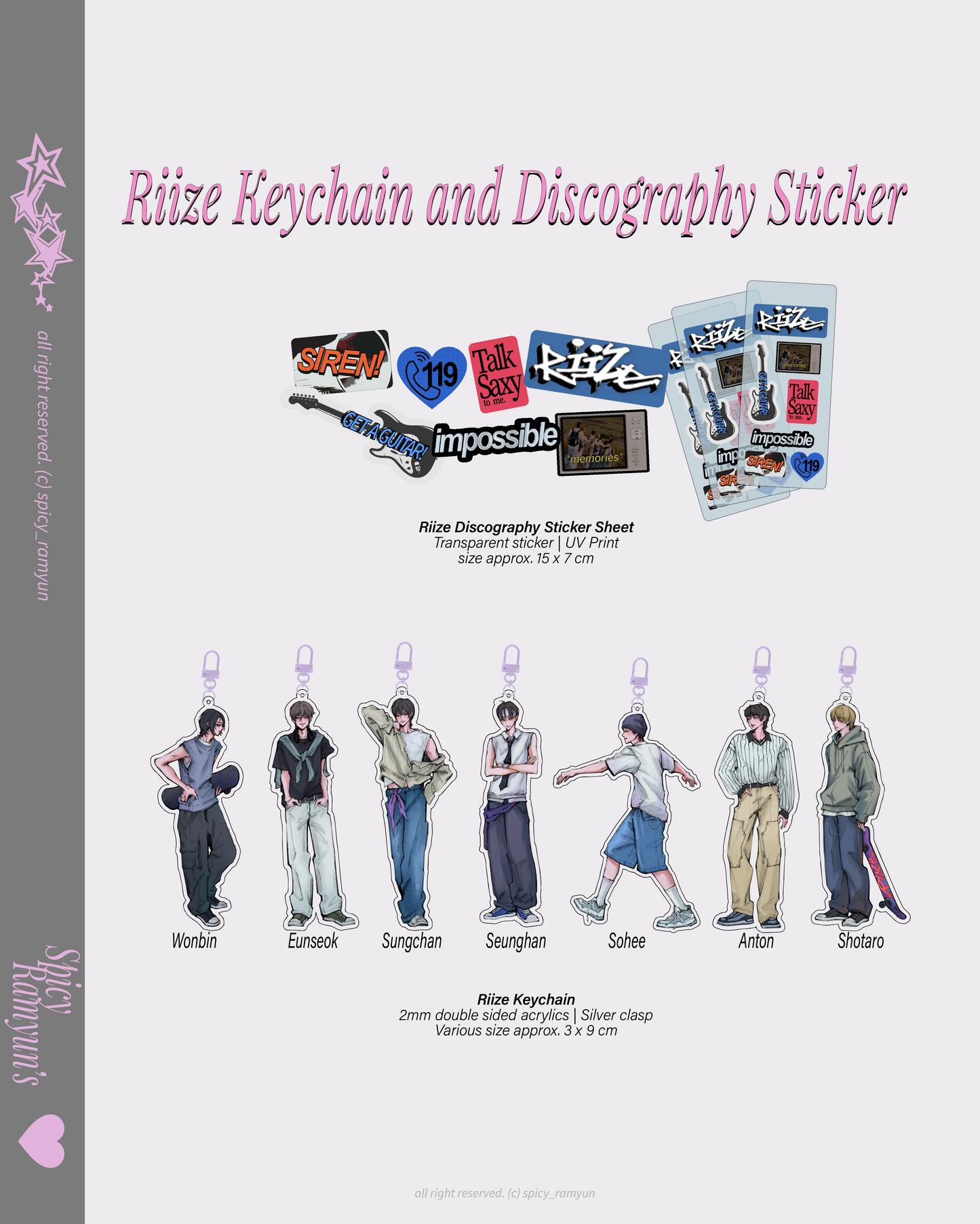 Riize Discography Sticker