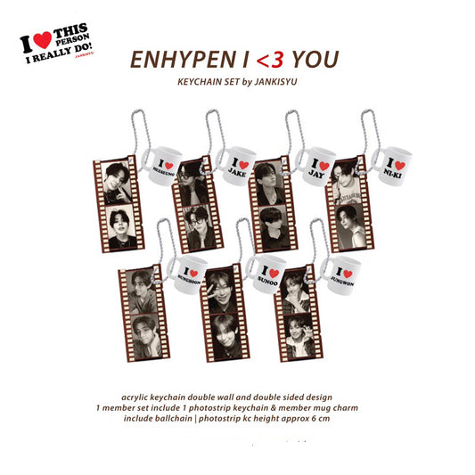 I Love U Keychain Set - Enhypen